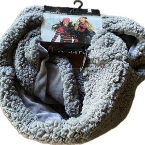 Cuddl Duds Gray Reversible Infinity Scarf
